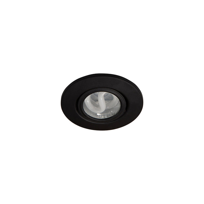 Kit 20 Base Empotrado Negro Gz10 7w + 20 Focos Fluorescentes