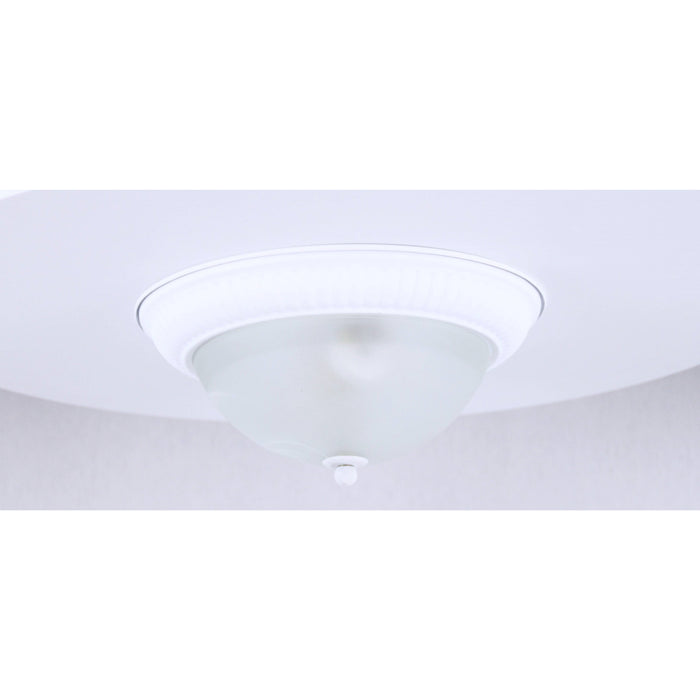 LAMP. TECHO BLANCO 1L E27 60W (2 PIEZAS)