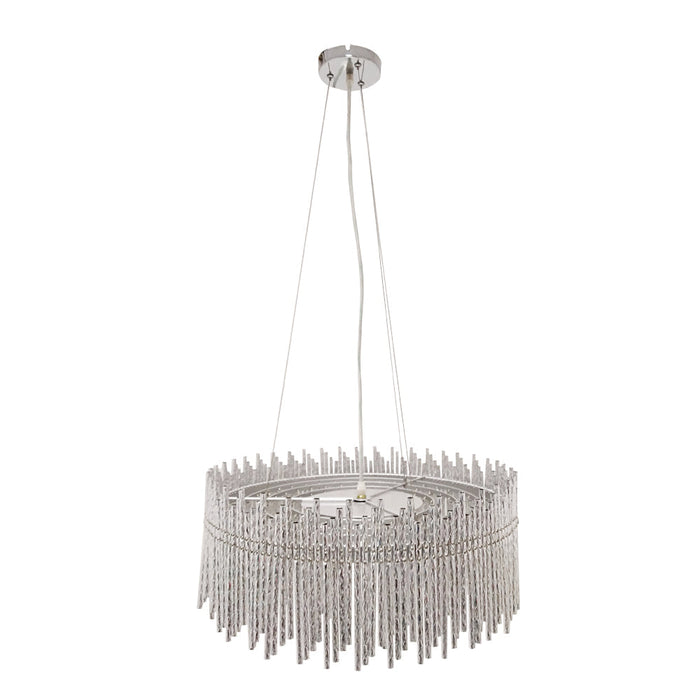 Lámpara Colgante Color Blanco Brillante 40 W de 8 Luces