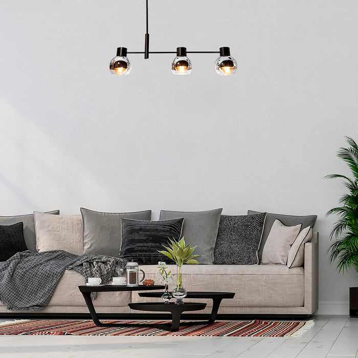 Lámpara Colgante Opulent Lights Negro E27 40w 3 Luces