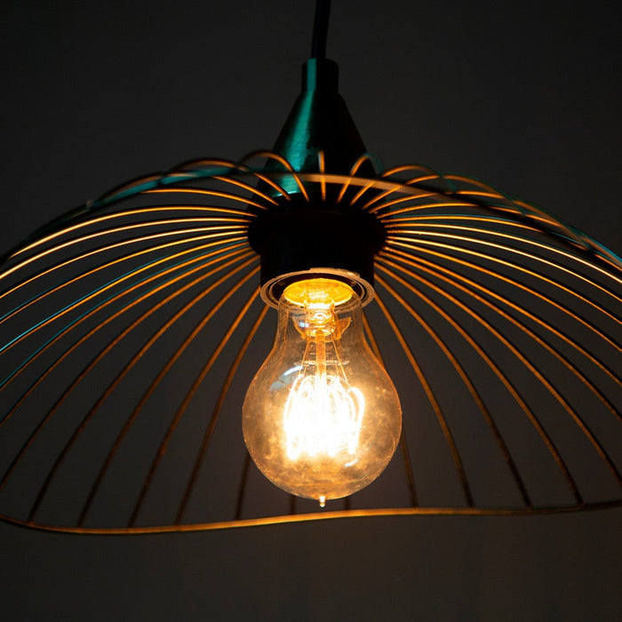 Lámpara de Techo / Colgante Cobre Convertible E27 40w 1 Luz