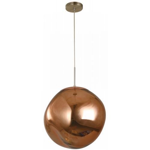 Lámpara Colgante Cobre 1L E27 10W