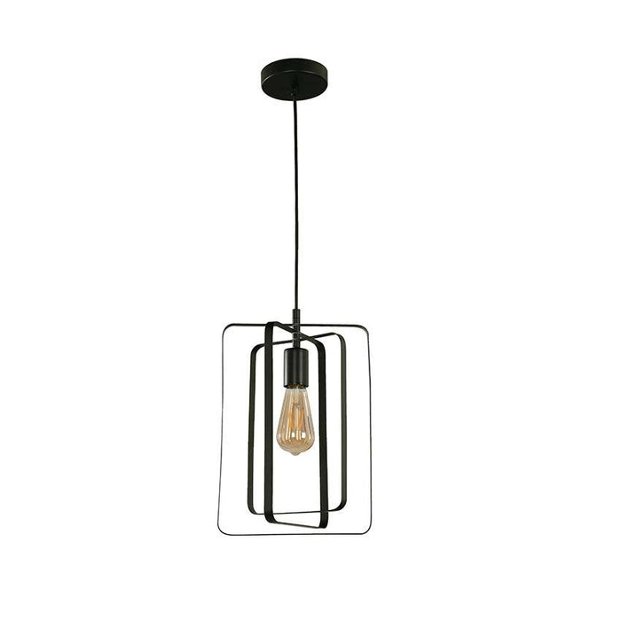 Lámpara Colgante Negro 1L E27 40W