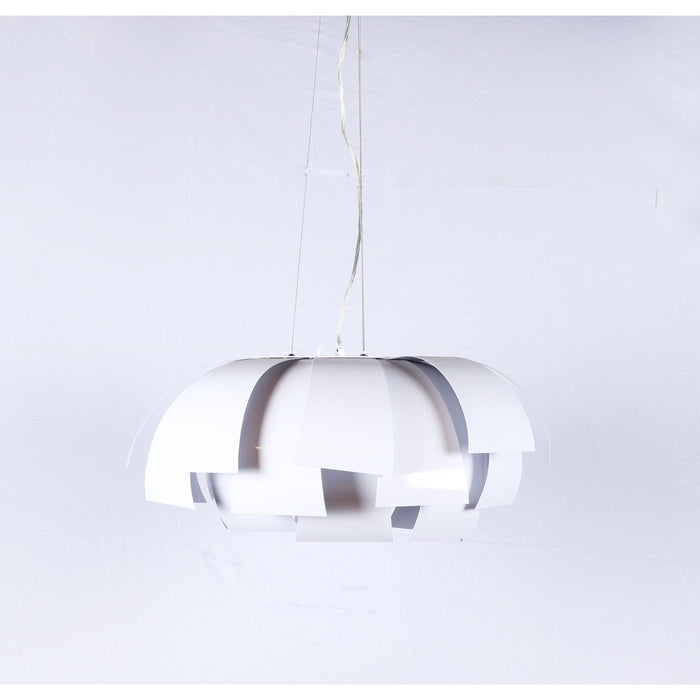 Lámpara Colgante*3Lts*E27*60W*(B/N)*120V 60Hz*Acab. En Blanco