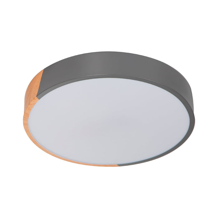 Lámpara de Techo  Empotrable LED 18W Madera Rústica Clara