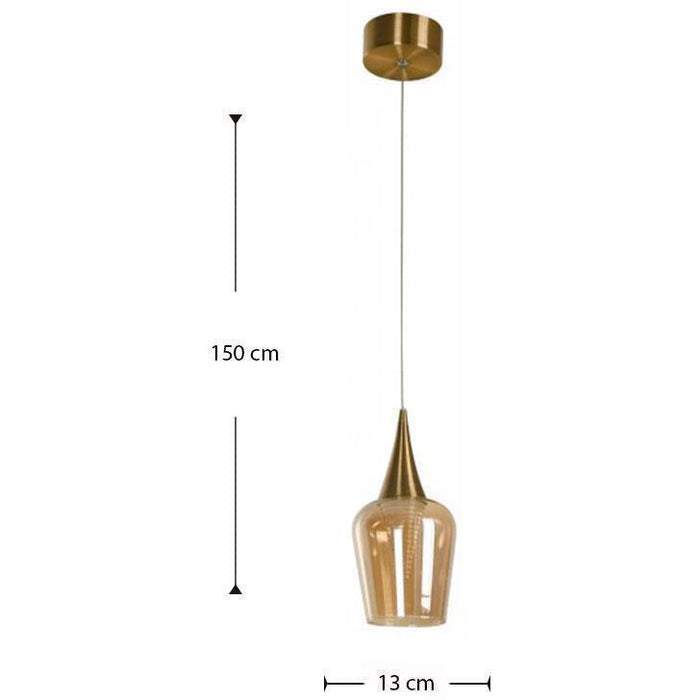 Lámpara Led Techo Bronce Antiguo 6W 100-240V 3000K
