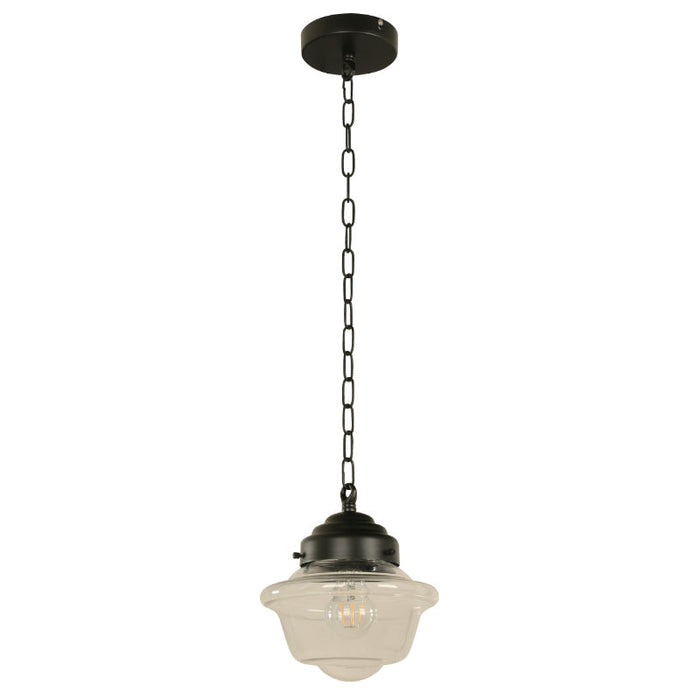 LAMP. COLGANTE NEGRO 1L E27 40W