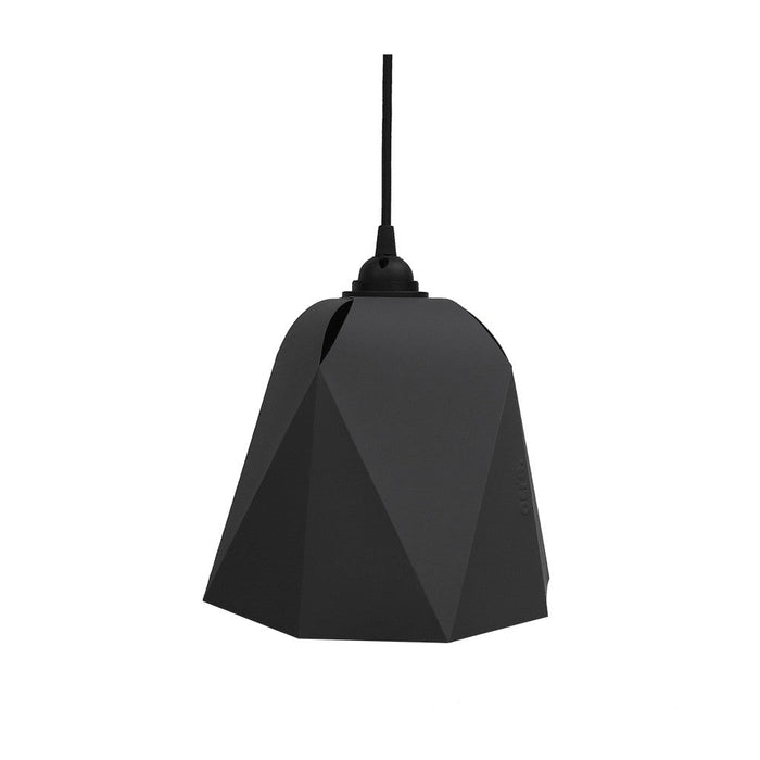 Lámpara colgante negro moderno con estilo minimalista modelo BELL