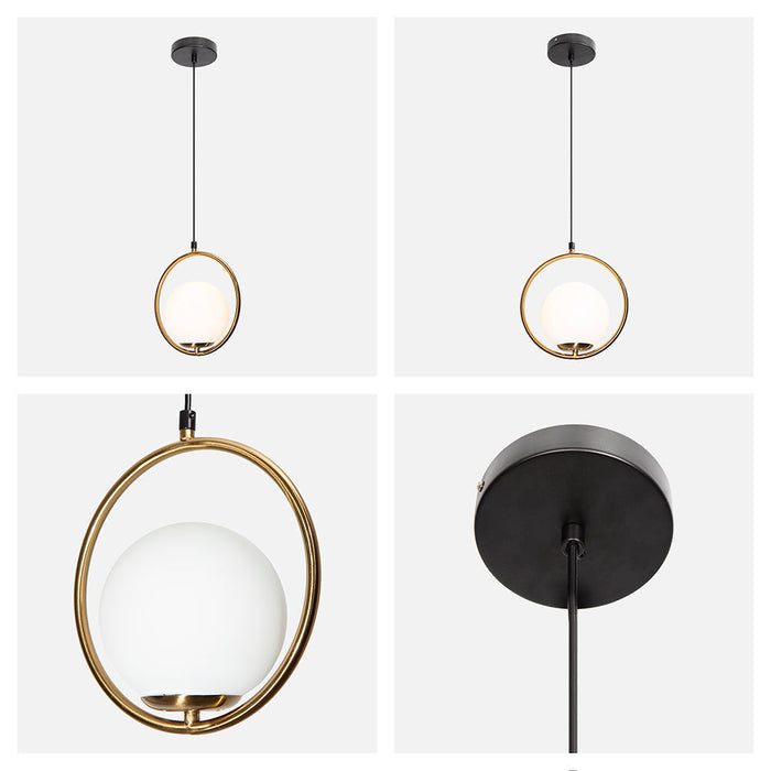 Lámpara Colgante Opulent Lights Negro Bronce E27 40w 1 Luz