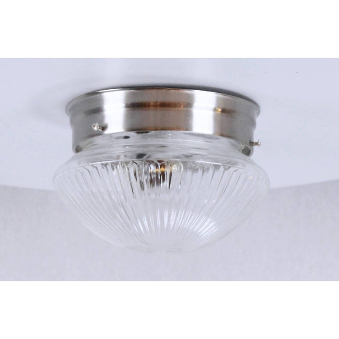 LAMP. TECHO NIQUEL SATINADO 1L E27 60W