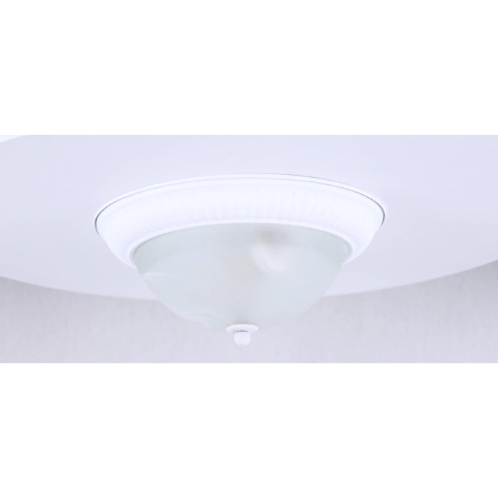 LAMP. TECHO BLANCO 1L E27 60W (2 PIEZAS)