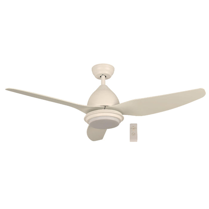 Ventilador Led De Techo 52" Blanco 20W 6000/4000/3000K (Con Control Remoto)