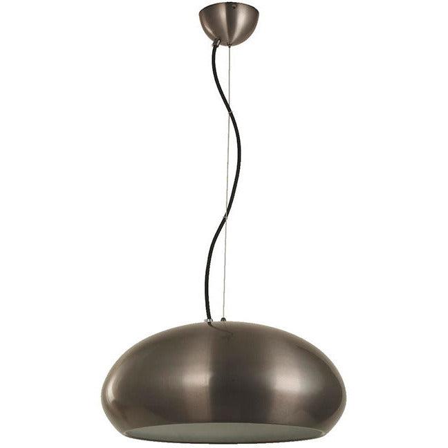 Lámpara Colgante Gris 3L E27 60W