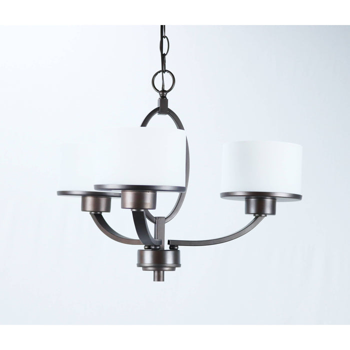 Lámpara Colgante Bronce Cepillado 3L E27 60W