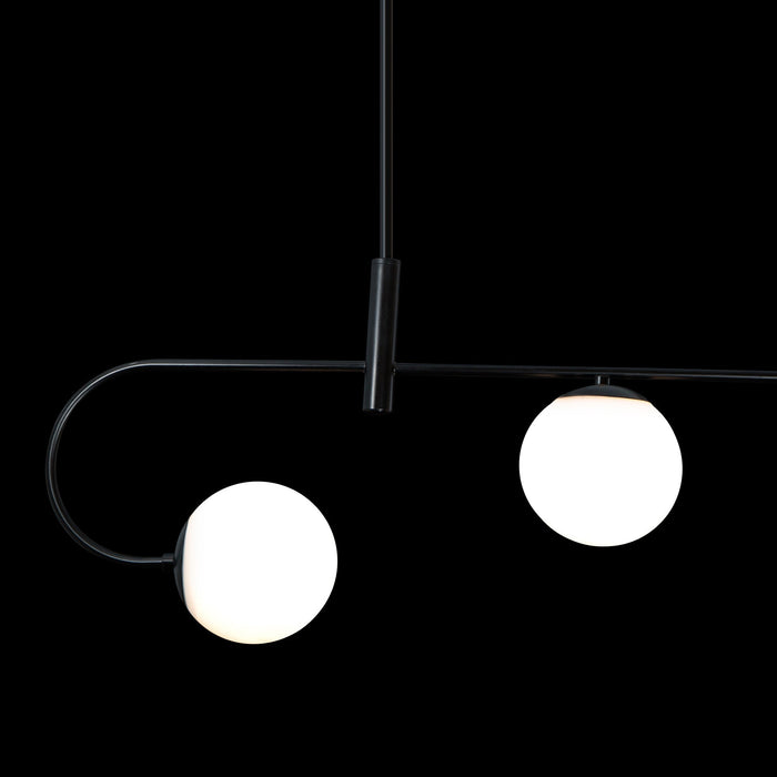 Lámpara Colgante Contemporary Clean Negro E27 40w 3 Luces
