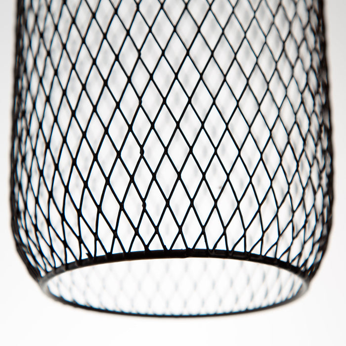 Lámpara Colgante Vintage Acero Negro Mate  E27 40w 1 Luz