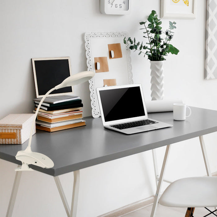 LAMP. LED ESCRITORIO BLANCO 1L 3W 5V 6000K/3000K/4000K (TOQUE, CON USB, ATENUABLE)