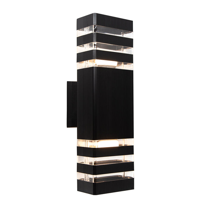 Lampara para exterior negro 2L E27 10W París