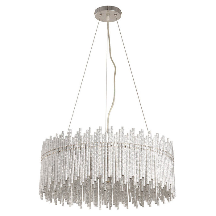 Lámpara Colgante Color Blanco Brillante 40 W de 8 Luces