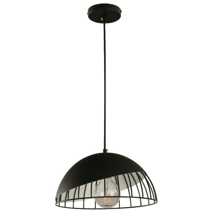 LAMP. COLGANTE NEGRO 1L E27 60W