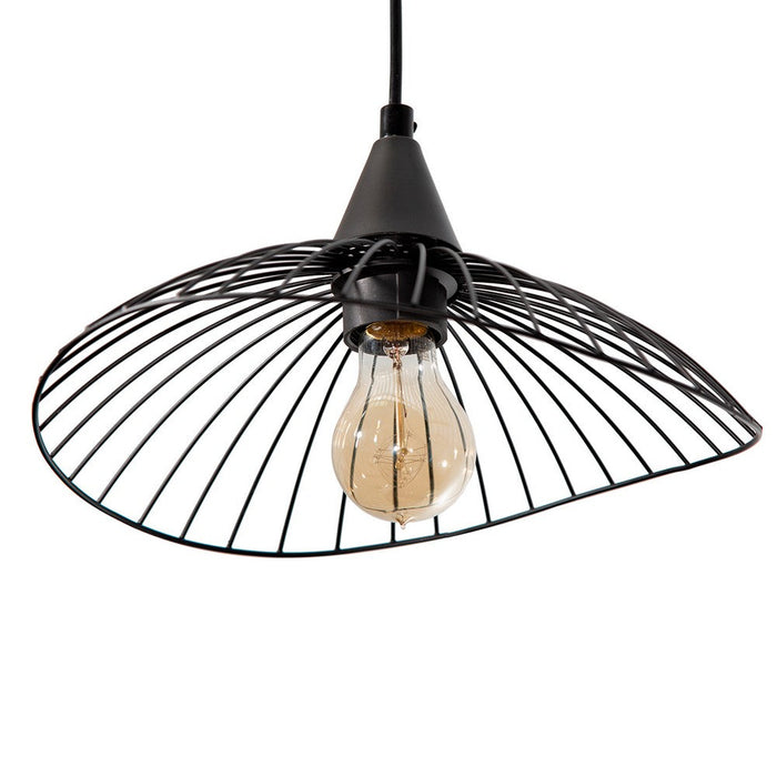 Lámpara de Techo / Colgante Negro Convertible E27 40w 1 Luz