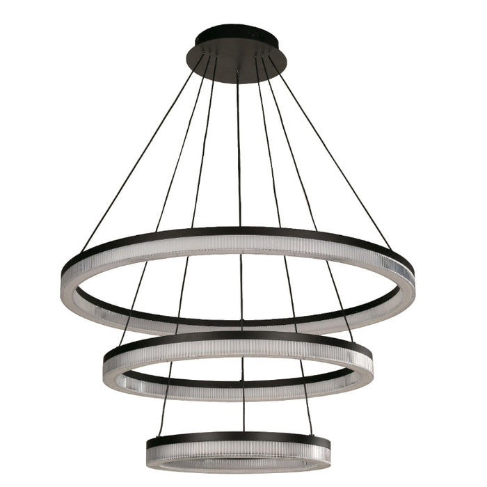 LAMP. LED COLGANTE NEGRO 1L 94W 100-240V 3000K