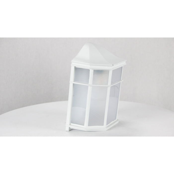 LAMP. EXT. PARED BLANCO 1L E27 60W