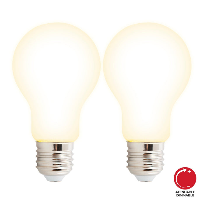 Foco LED Tipo A60 LED Integrado Dimeable 7w Luz Cálida 3000k Socket E27