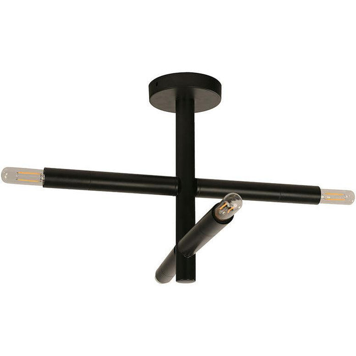 Lámpara Techo Negro 4L E14 40W