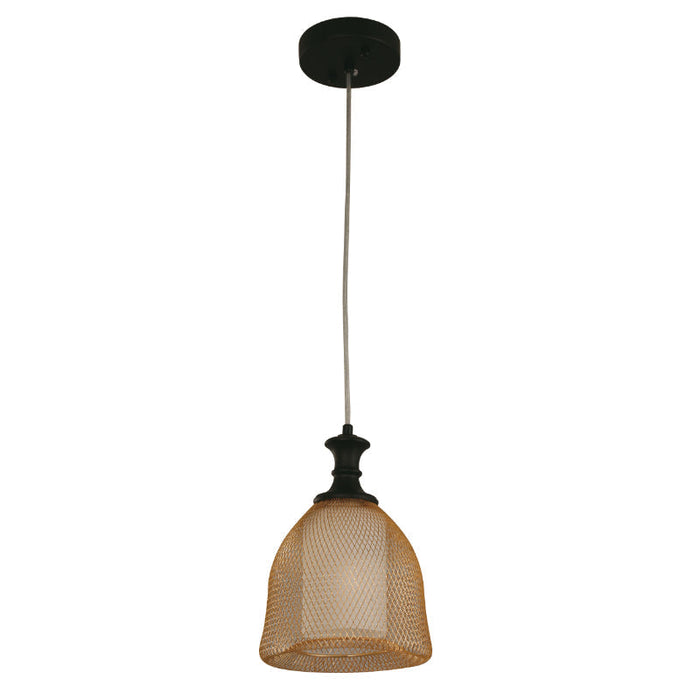 LAMP. COLGANTE NEGRO 1L E27 40W