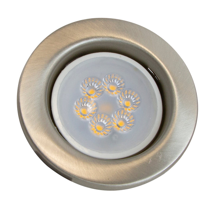 Lámpara Empotrable 50 W Color Níquel de 1 Luz