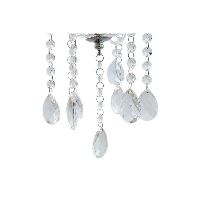 Lámpara Colgante, Plata, 3 Luces