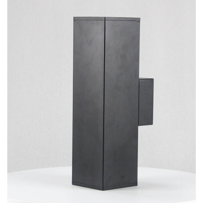 Lámpara Exterior  Pared Negro 2L E27 75W
