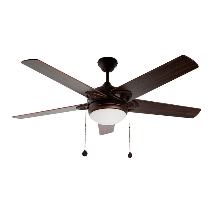 Ventilador De Techo 52" 5 Aspas 1L E27 Con Control De Cadena.