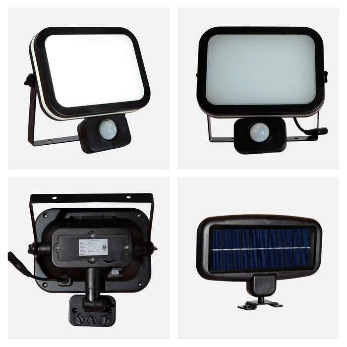 Lámpara Solar LED con Sensor de Movimiento