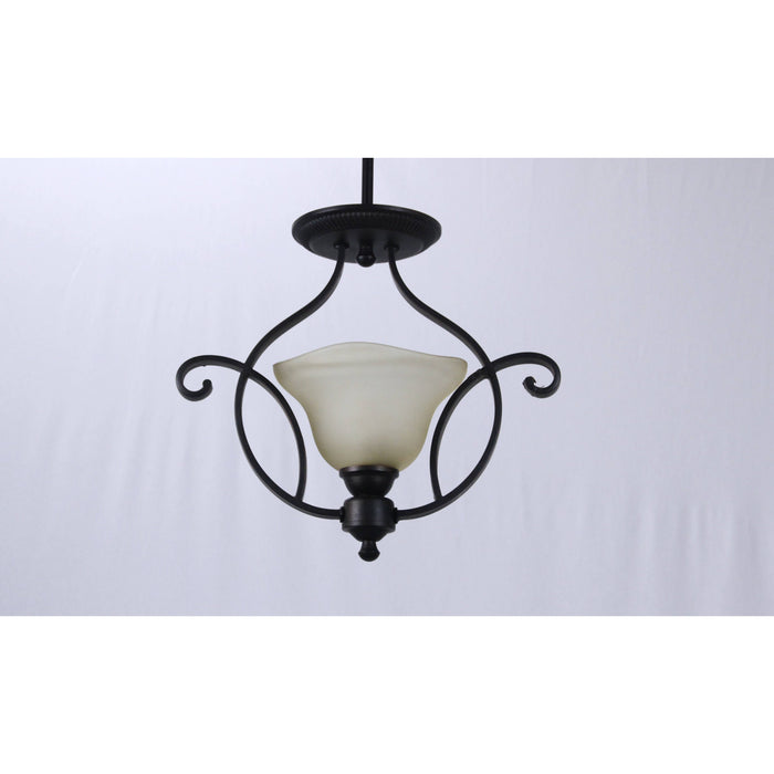 LAMP. TECHO CHOCOLATE 1L E27 60W