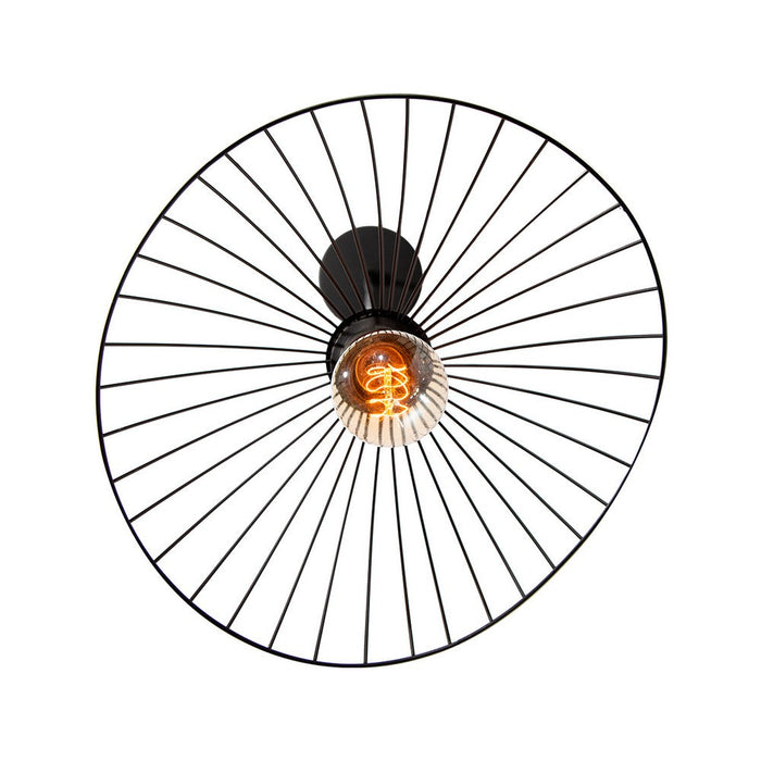 Lámpara de Techo / Colgante Negro Convertible E27 40w 1 Luz
