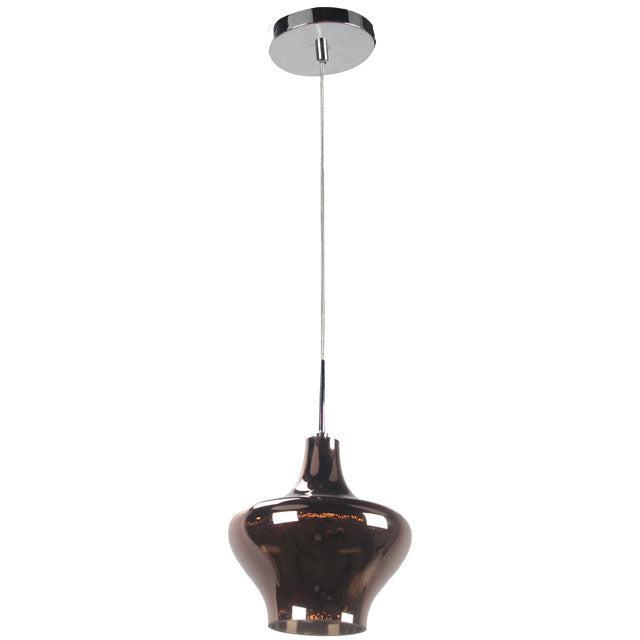 Lámpara Colgante Cromo 1L E14 40W