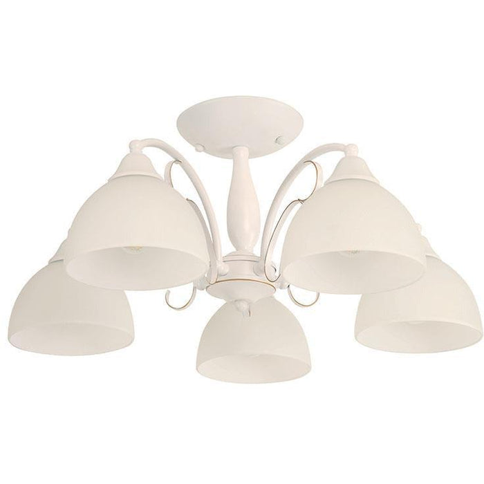 Lámpara Techo Blanco 5L E27 40W