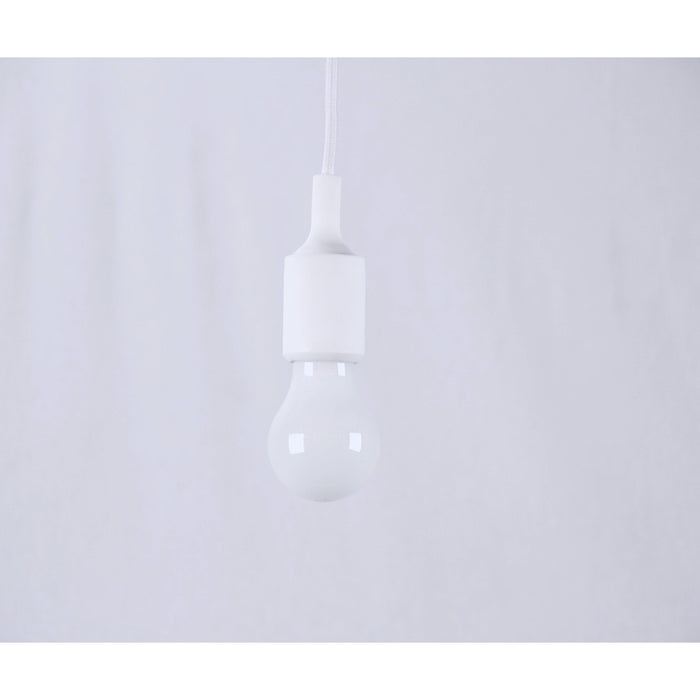 LAMP. COLGANTE BLANCO 1L E27  60W