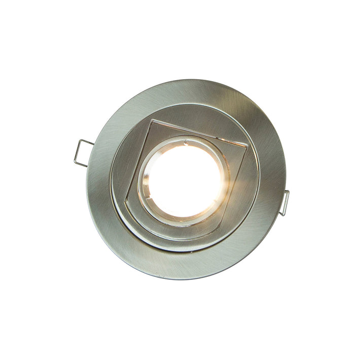 Empotrado Aluminio Níquel Satinado G635 50w 1 Luz / 3 Piezas
