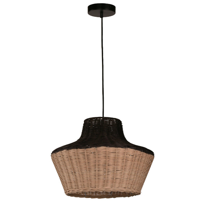 LAMP. COLGANTE NEGRO 1L E27 40W