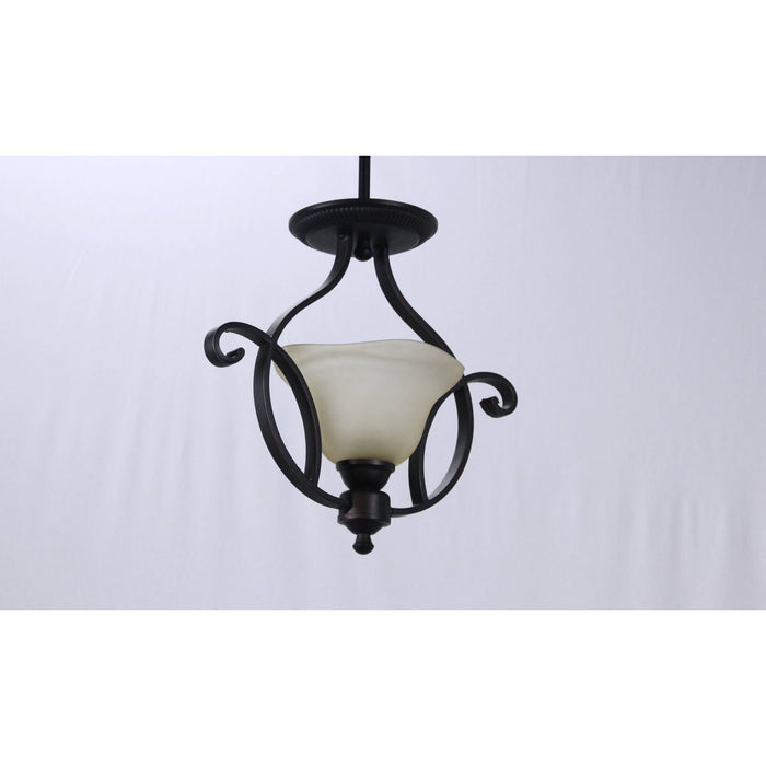 LAMP. TECHO CHOCOLATE 1L E27 60W