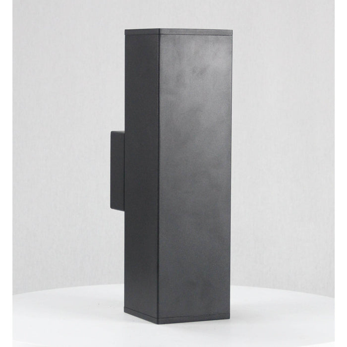 Lámpara Exterior  Pared Negro 2L E27 75W