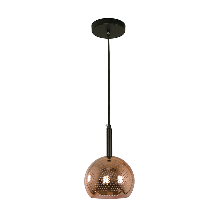 Lámpara Colgante Negro 1L E27 40W