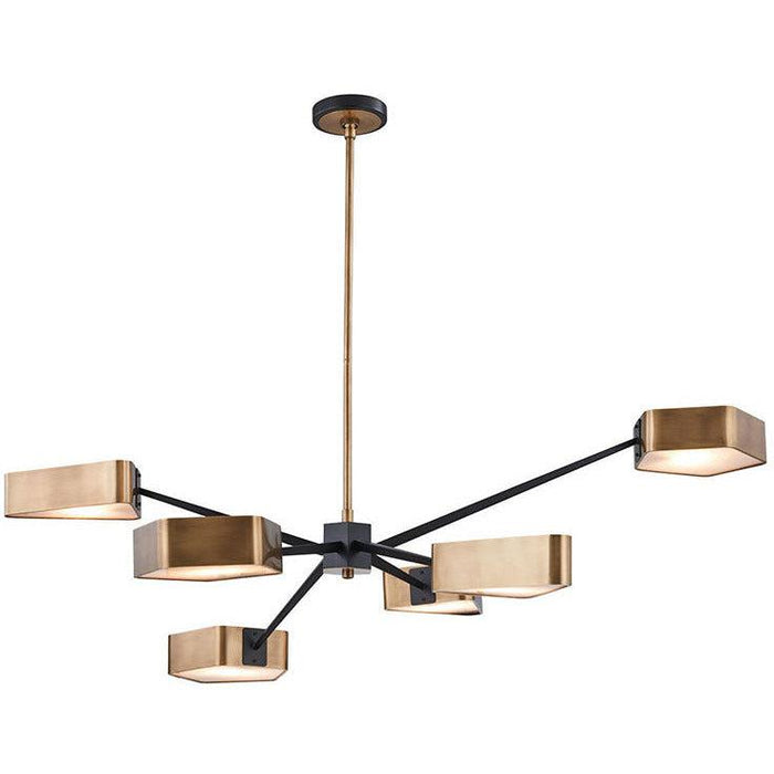Lámpara Techo Bronce 6L E27 9W