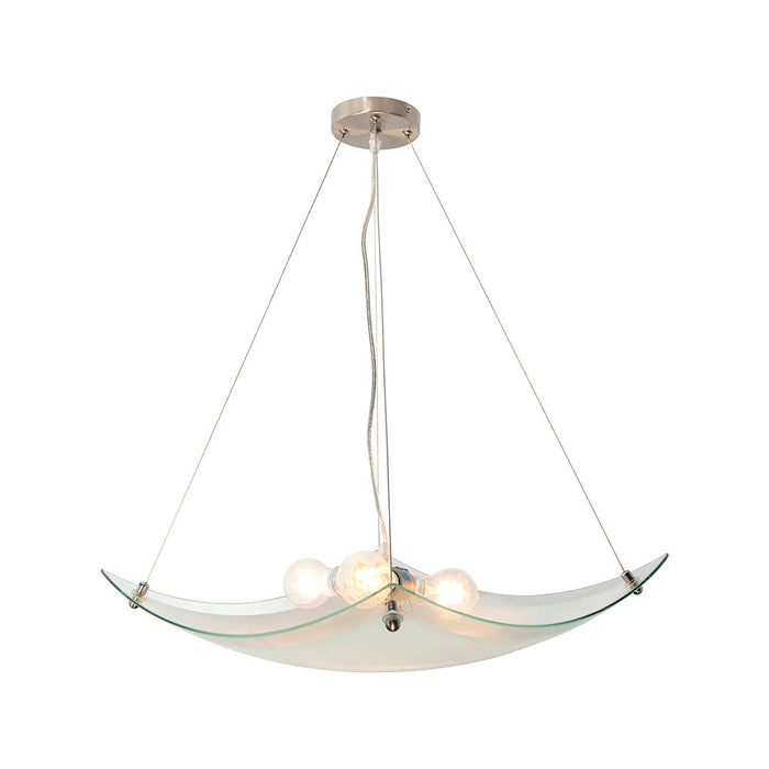 Lámpara Colgante Lumicentro Níquel Satinado 3 Luces 60W E27