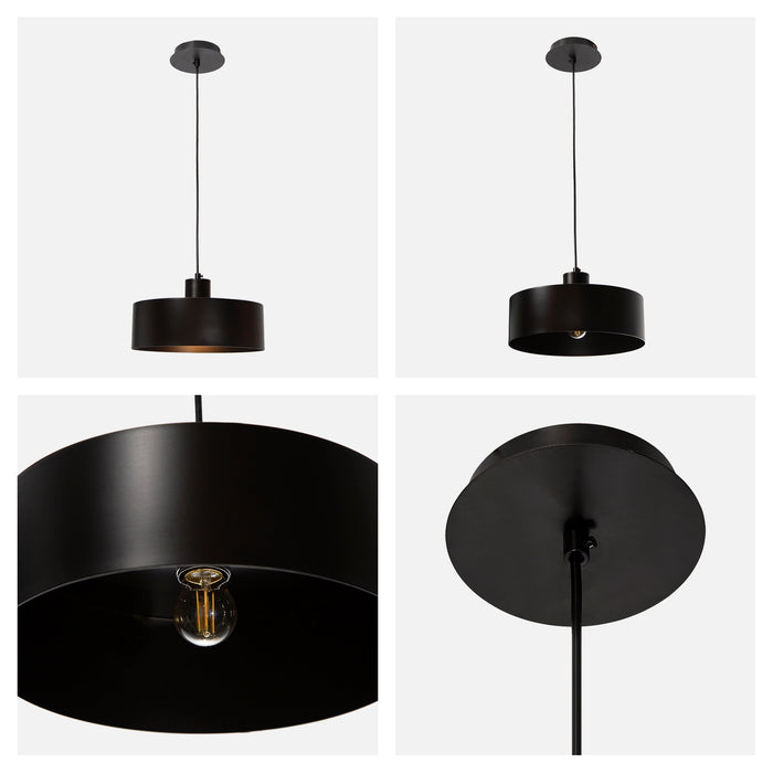 Lámpara Colgante Dark Decor E27 40w 1 Luz