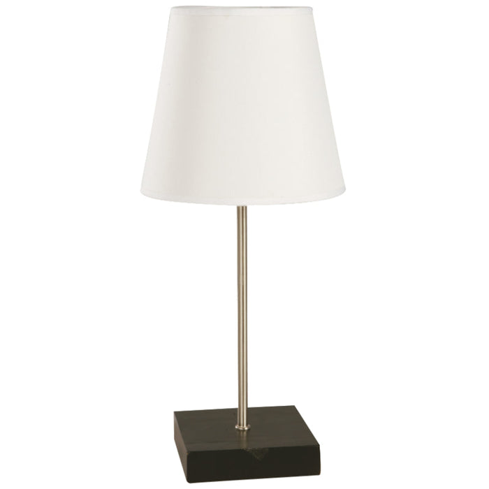 LAMP. MESA NIQUEL SATINADO 1L E27 40W