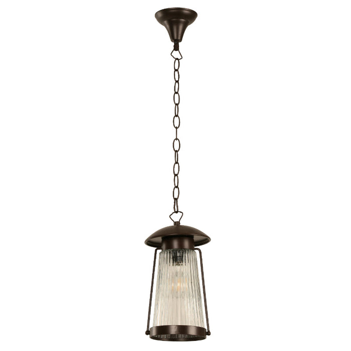 LAMP. EXT. TECHO CHOCOLATE 1L E27 60W